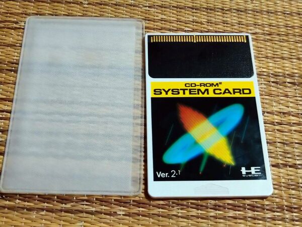 PCエンジン システムカード Ver 2.1 PCE CD-ROM2 system card