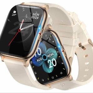 スマートウォッチ 色シルバー