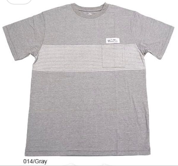 マナスタッシュMANASTASH 半袖 Tシャツ ボーダー 胸ポケット COOL MAX RIVER TEE 7153015 M