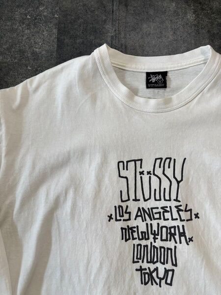00's old stussy Design Tee オールドステューシー お値段交渉可