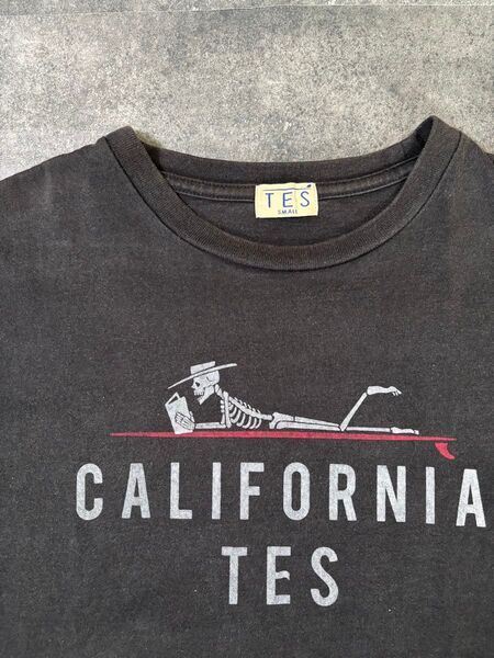 good print !TES the endless summer Tシャツ S 黒 スカル