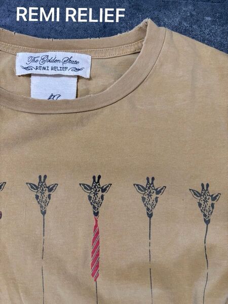 レミレリーフ キリンデザイン Tシャツ 麒麟 可愛い