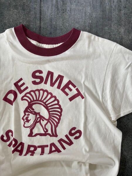 リンガーTシャツ Made in USA 古着女子