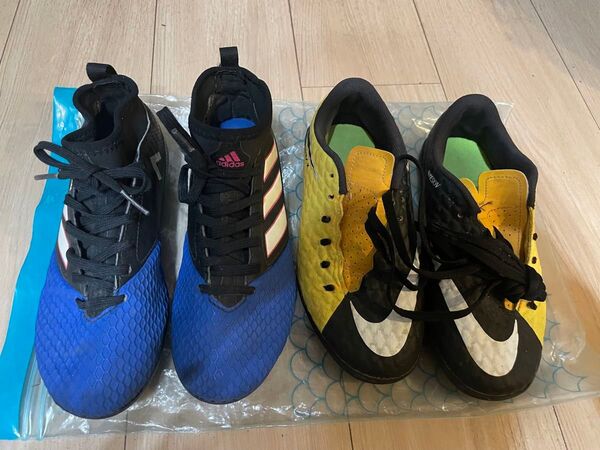 サッカーシューズ トレーニングシューズ21cm スパイク22.5cm アディダス ナイキ