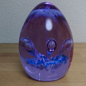 ペーパーウエイト 紫 パープル