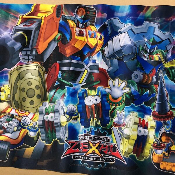 遊戯王 プレイマット Ver.マシンギア・トルーパーズ ゼアル 箱なし デュエルフィールド