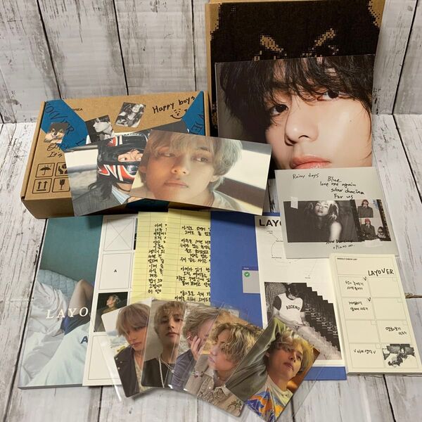 layover V BTS テテ CD ポスター フォトカード フォトブック