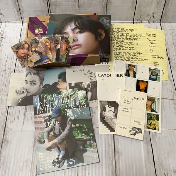 layover V BTS テテ CD ポスター フォトカード