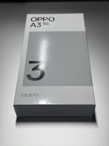 新品未開封 OPPO A3 5G A402OP SIMフリー