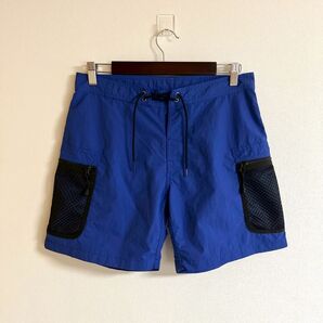STANDARD CALIFORNIA / スタンダードカルフォルニア カーゴ スウィムパンツ S ブルー 日本製
