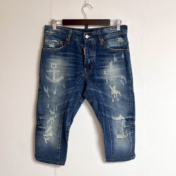 DSQUARED2 / ディースクエアード TIDY BIKER JEAN カプリ丈 デニムパンツ 46 イタリア製