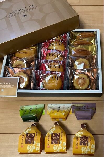 銘菓!モロゾフ、鶴屋八幡、洋菓子、和菓子、詰め合わせ、焼菓子、マドレーヌ、フィナンシェ