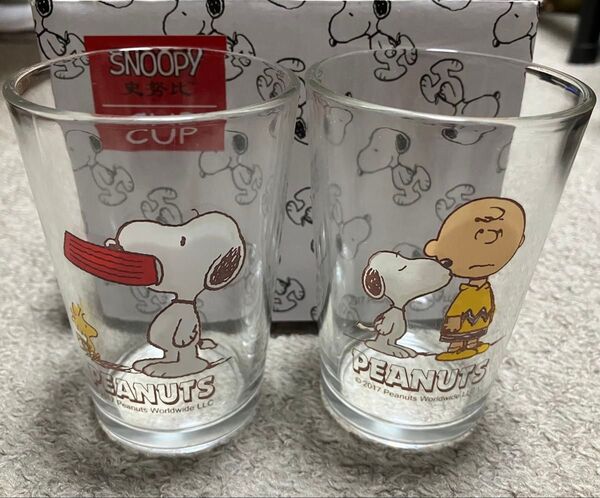 スヌーピー グラス 二個セット