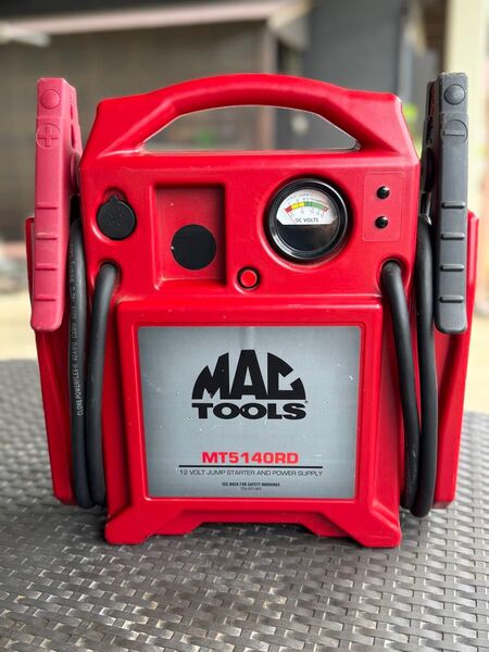 MACTOOLSマックツール ポータブルジャンプスターター 型番MT5140RD 充電