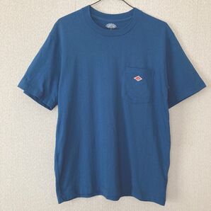 ダントン ポケットTシャツ メンズ サイズ38 ブルー
