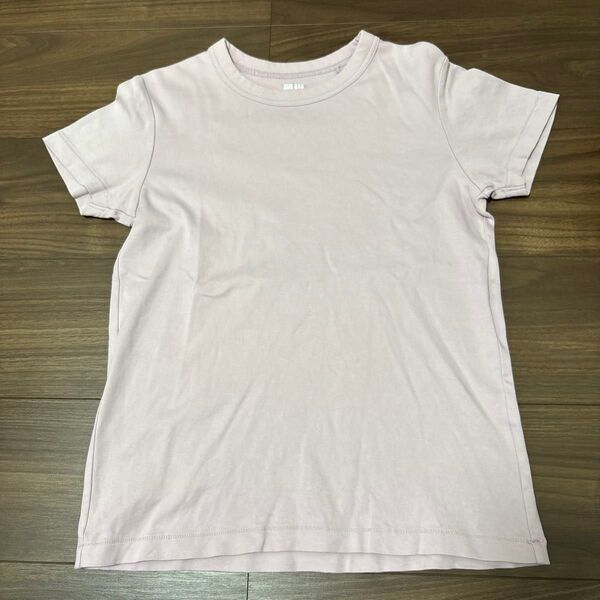 ユニクロ U クルーネックT Tシャツ ラベンダー M レディース トップス 紫 ピンク 半袖