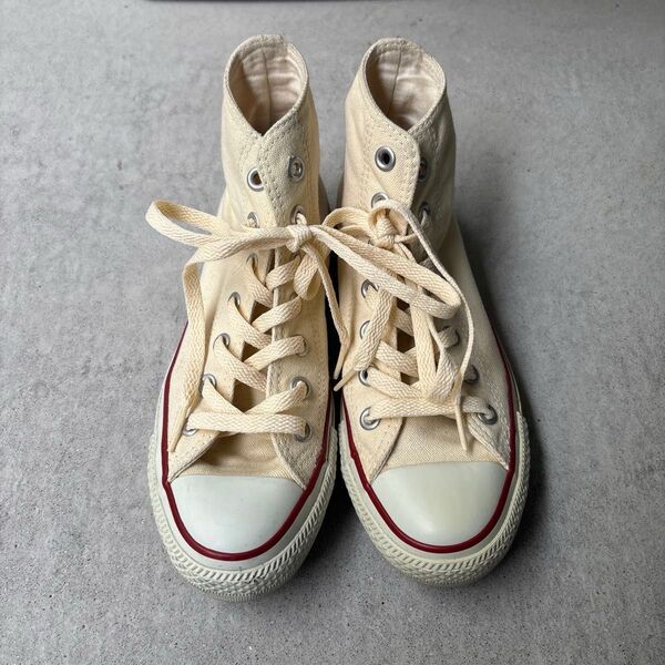 コンバース オールスター ハイカット キナリ スニーカー converse ホワイト カジュアル allstar キャンバス 23