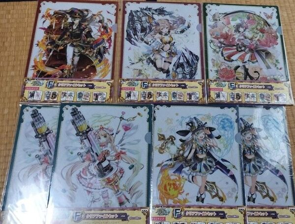 魔法使いと黒猫のウィズ 一番くじ F賞 クリアファイル5種7枚セット