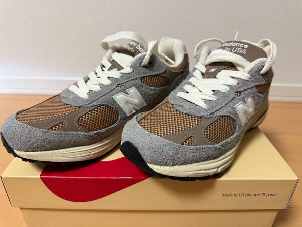 New Balance M993GGグレー/ブラウン