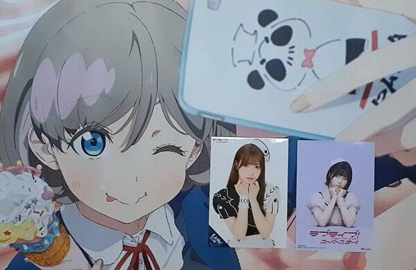 注意 ラブライブ!スーパースター!! 唐可可 タペストリー布部分のみ+ブロマイド