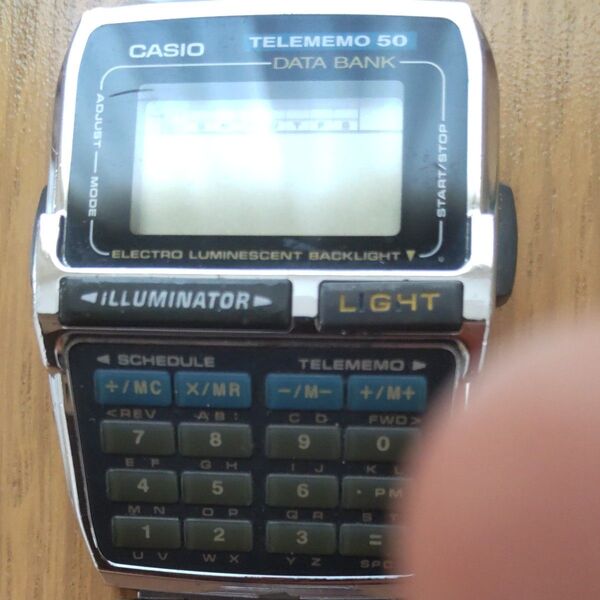 CASIO TELEMEMO 50 データバンク ベルト壊れています。