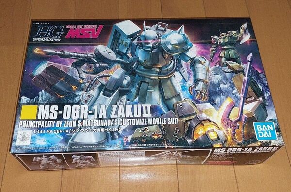 未組立 HGUC 1/144 MS-06R-1A シン・マツナガ専用 BANDAI 機動戦士ガンダム