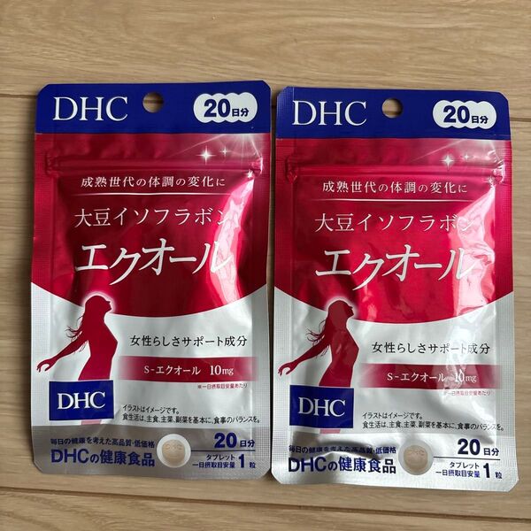 DHC 大豆イソフラボン エクオール 20日分×2袋セット送料無料