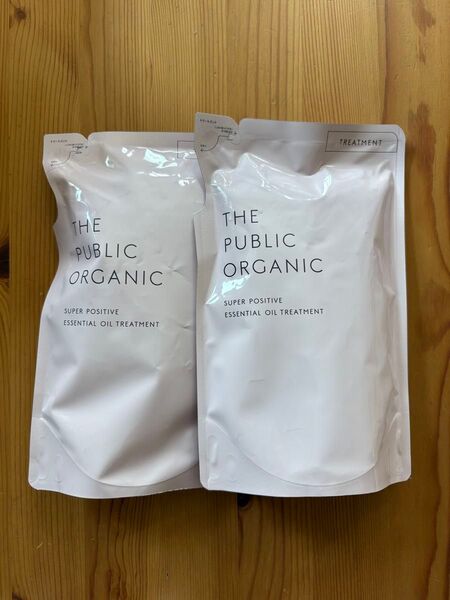 THE PUBLIC ORGANIC スーパーポジティブ エッセンシャルオイル トリートメント 2個