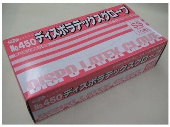 ラテックスグローブパウダーフリー ナチュラル SSサイズ100枚入10箱1000枚