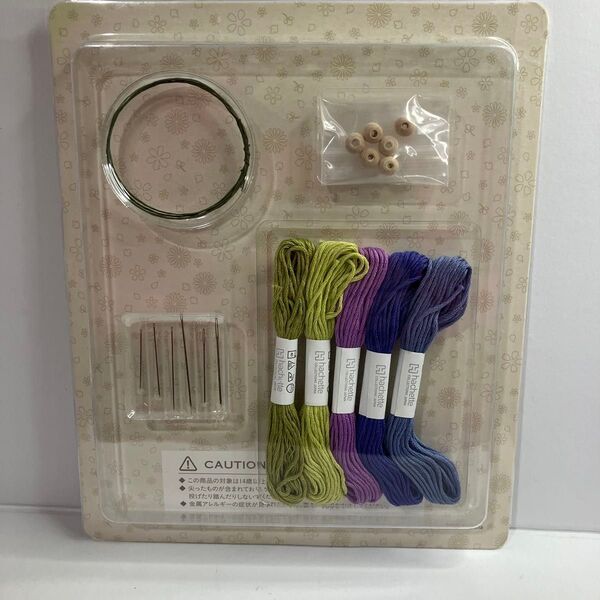 アシェット 立体刺繍キット 手芸道具 刺繍道具 ハンドメイド 刺繍糸