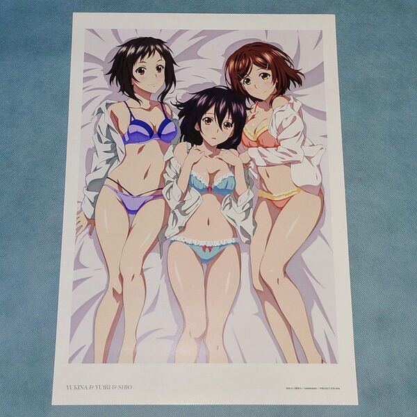 ストライク・ザ・ブラッドⅤ 志緒 雪菜 唯里 A3マット加工ポスター 童話Ver. オンラインくじ D賞 D-8 ストブラ
