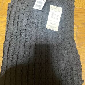 4L 未使用 レース Tシャツ レディース 黒