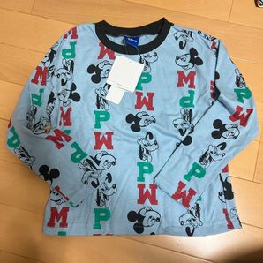 Disney ミッキーマウス 長袖Tシャツ 水色 未使用