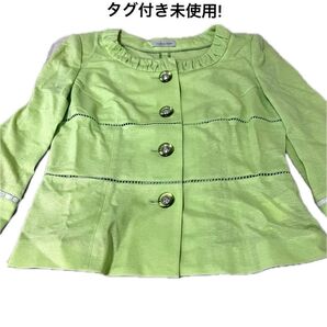 ★最後の値下げ★0時まで★ オースチンリード ジャケット ノーカラー 7部袖 トップス 春夏