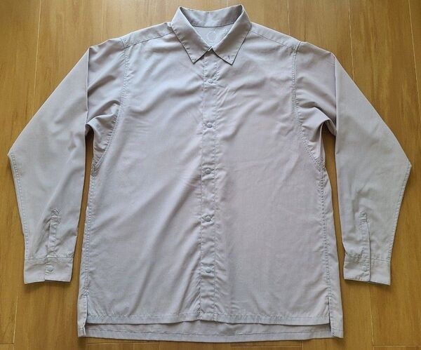 美品 Мサイズ【Bamboo Shirt】山と道 バンブーシャツ Silver Cloud シルバークラウド