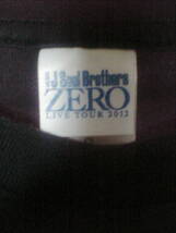 三代目 J Soul Brothers LIVE TOUR 2012「0～ZERO～」半袖T シャツ Sサイズ 黒★コンサートグッズ EXILE エグザイル_画像5