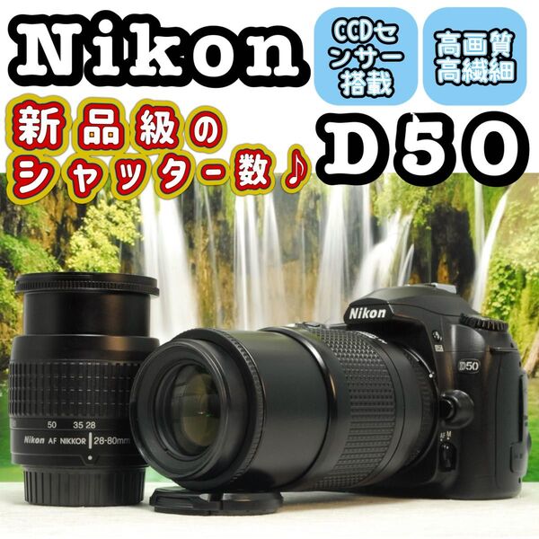 Nikon D50 ダブルレンズ スマホ転送 ニコン デジタル一眼レフカメラ デジタル一眼レフカメラ デジカメ デジタルカメラ
