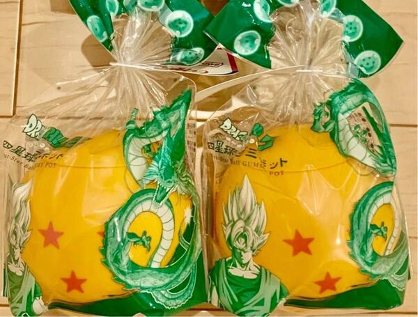 新品未開封 ドラゴンボール 仙豆 チョコポット 四星球グミ 2個セット グミ
