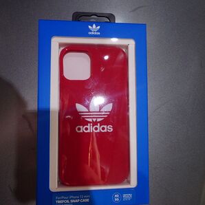 adidas iPhone12mini用スマホケース レッド 新品未開封