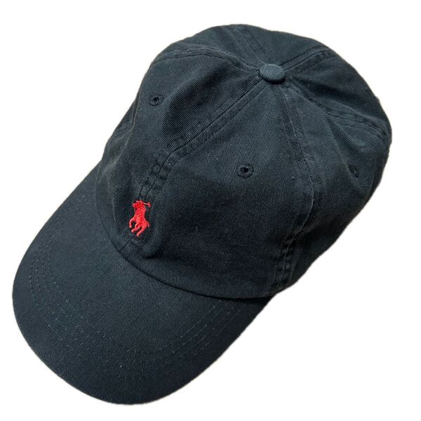 美品 Polo Ralph Lauren ラルフローレン キャップ ブラック