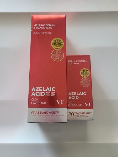 VT アゼライン酸 AZケアクレンジングオイル A1カーミングアンプル 美容液 2点セット