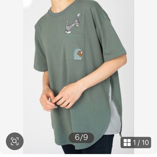 graniph グラニフ トムとジェリー 半袖Tシャツ Lサイズ ユニセックス
