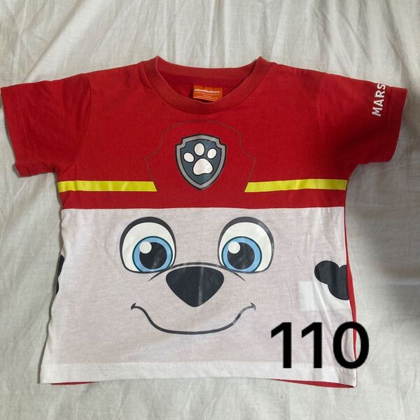 110センチ 半袖シャツ Tシャツ パウパトロール マーシャル キャラクター イオン 子供服 男児 女児 幼稚園 保育園