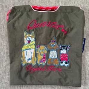 ミニショルダーバッグ ショルダーバッグ スマホポーチ ミニトートバッグ 濃いグレー地 バッグ ナイロン製 散歩バッグ