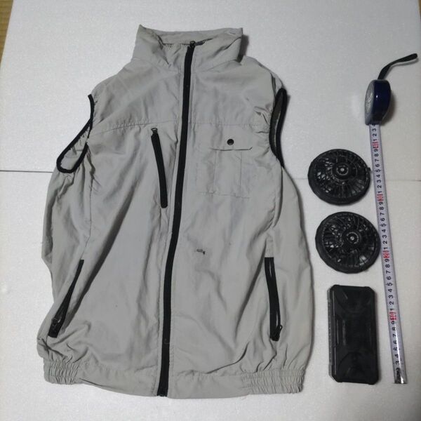 ※ケーブル欠品 空調作業服 20,000mAh強出力21VファンバッテリXL
