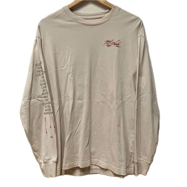 Travis Scott × Nike Apparel ロングTシャツ ベージュ L