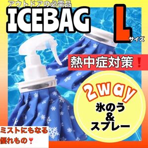 氷のう 氷嚢 Lアイスバッグ アイシング スプレー 冷温両用 熱中症対策 熱中症予防 暑さ対策 アウトドア キャンプ BBQ