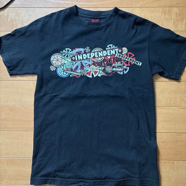 independent インディペンデント tシャツ ブラック 90s 00s 半袖 黒 ビンテージ 古着