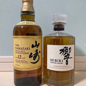 サントリーウイスキー 山崎12年 響 2本セット 国産ウイスキー