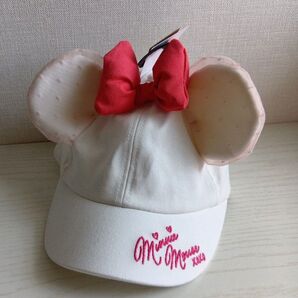 リトシー ディズニー ミニーちゃん シフォン キャップ 帽子 52cm